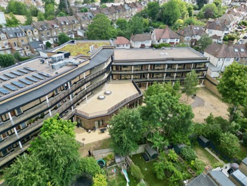 Cheviot Gardens from above