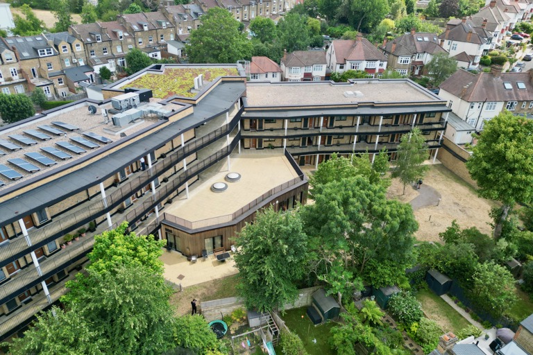 Cheviot Gardens from above