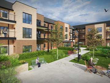 CGI image of Maple Lodge 