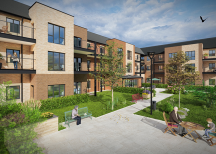 CGI image of Maple Lodge 