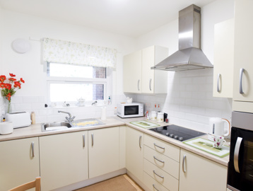 Modern white kitchen