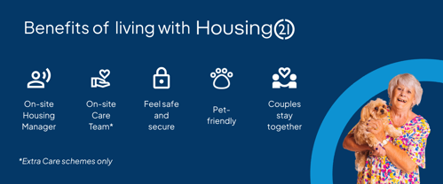 Benefits of living with Housing 21