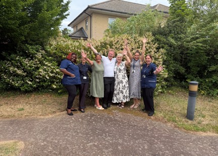 Holm Court Extra Care CQC Celebration