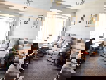 Brown Court Apartment Lounge