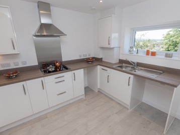 Example kitchen at Bowland View
