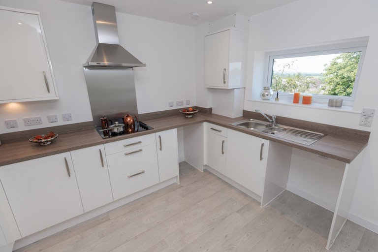 Example kitchen at Bowland View