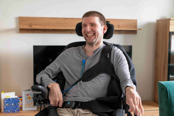 A smiling man