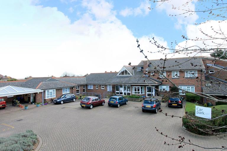 External photo of the car park at Absalom Court
