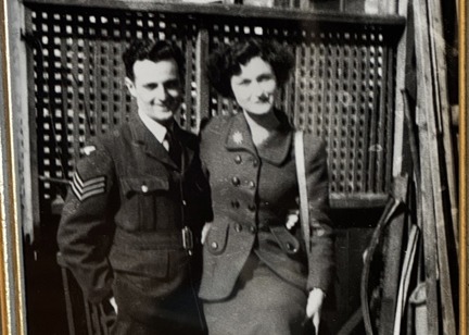 Resident Robina and her husband at the time