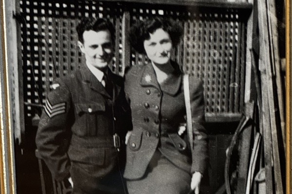 Resident Robina and her husband at the time