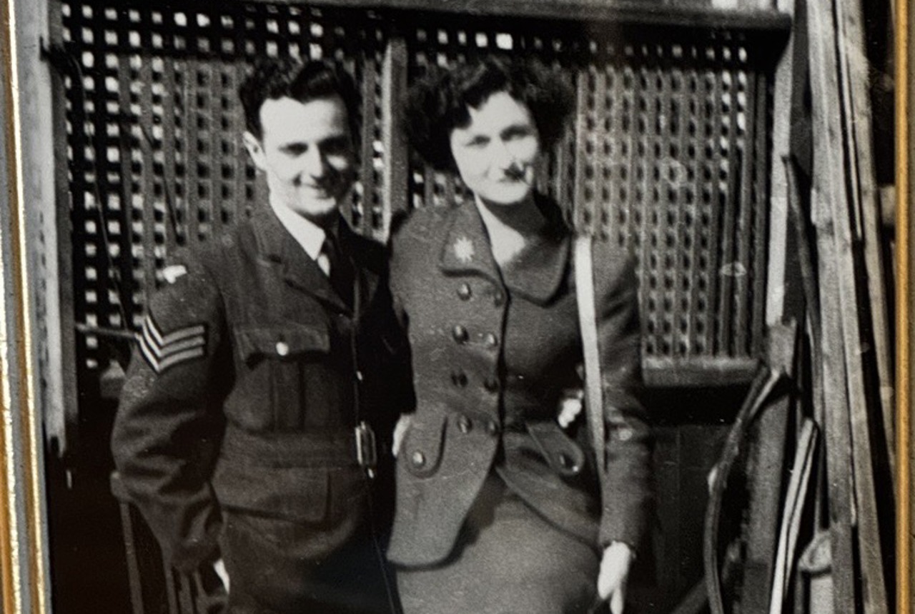 Resident Robina and her husband at the time