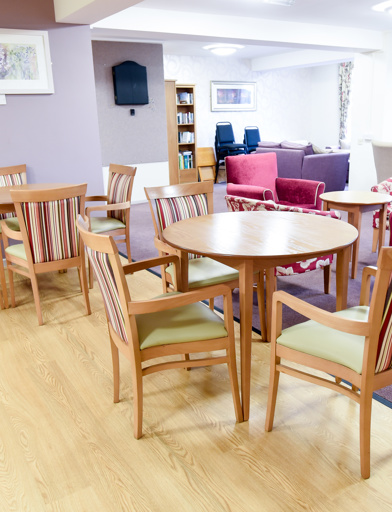 Communal dining area and lounge