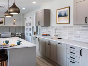 Image of Glen Mill House resident's lounge kitchen area