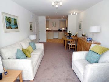 Edward Jenner Court Apartment Living Room