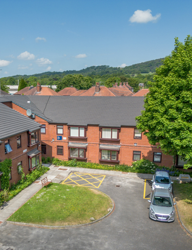 William Griffiths Court External shot of the building and car park 