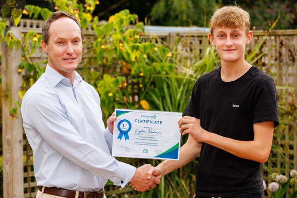 Saltern View Naming Ceremony award