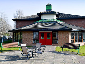 Marigold Court Outdoor Seating Area