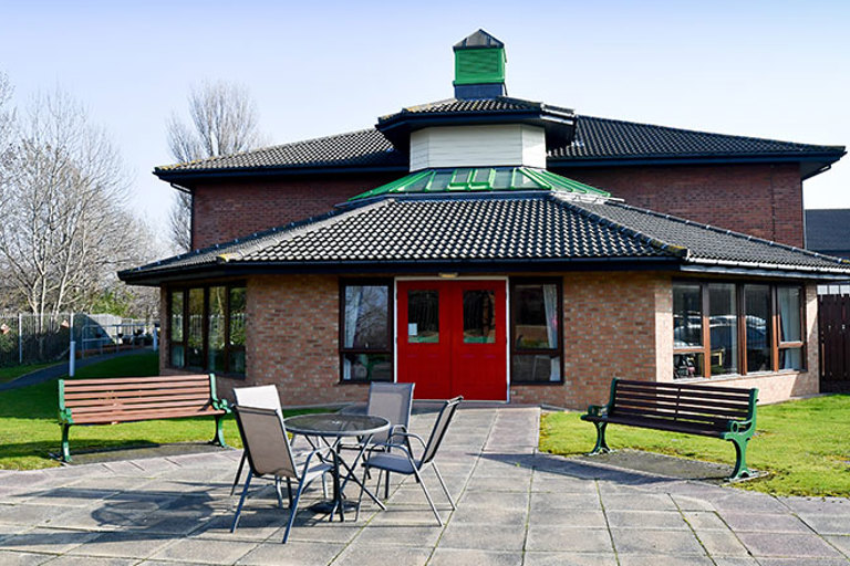 Marigold Court Outdoor Seating Area