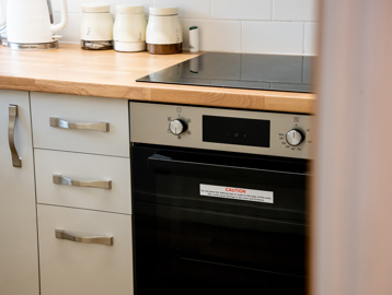 Recently refurbished kitchen and oven
