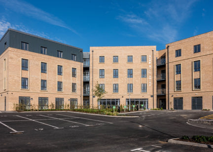 Glen Mill House is a four-storey Retirement Living property with car park