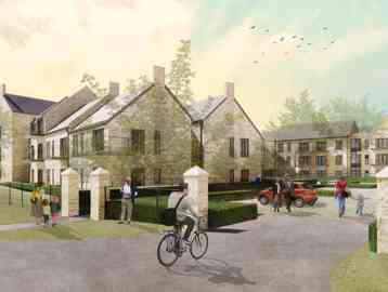 CGI of St Wilfrid's Gardens