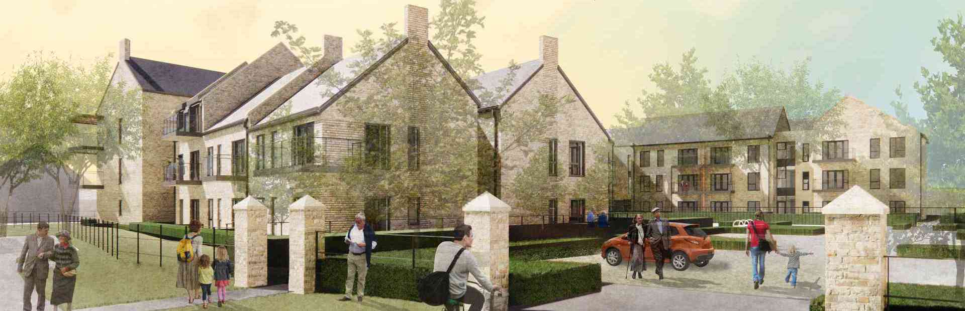 CGI of St Wilfrid's Gardens