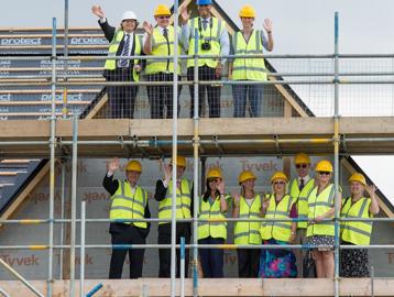 Topping Out Site C 14
