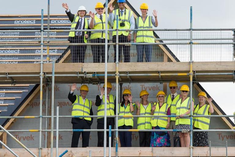 Topping Out Site C 14