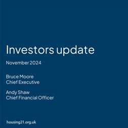 The front cover of the 2024 investor presentation update 