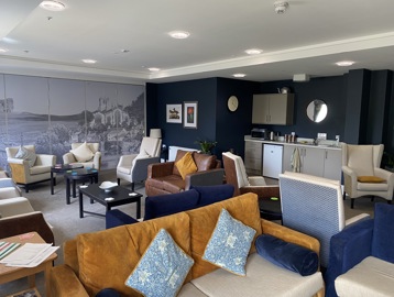 A photo of the residents' lounge at Castlestead View