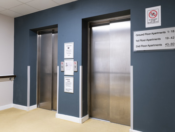 The interior lifts at Monaveen