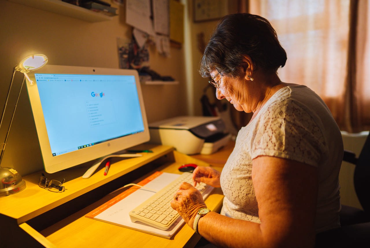 Resident on a computer