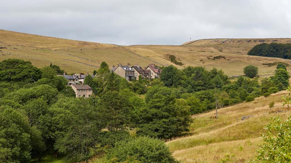Views of the vast countryside surrounding Thomas Fields