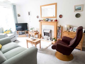 Leverhulme Court Apartment Living Room