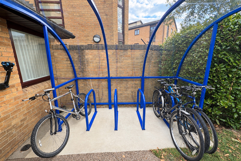 Exterior bike store