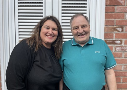Local Manager Catherine With Resident Howard