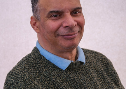 Close up of resident Robert