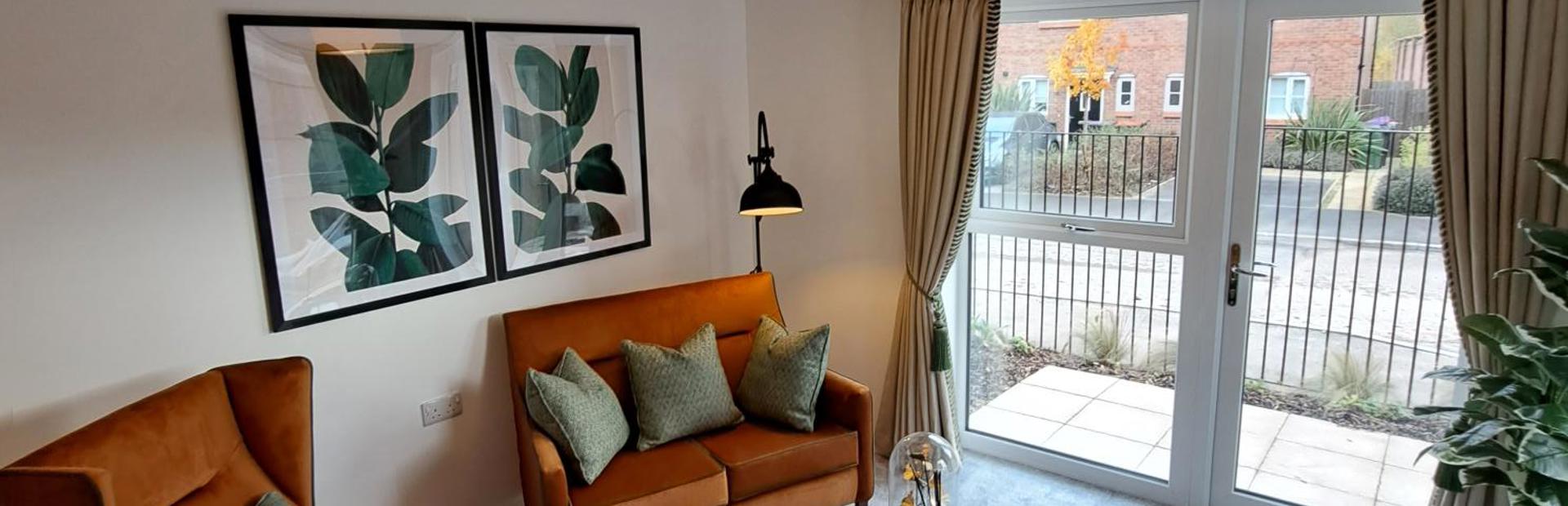 Image of Sandstone Court show home living room
