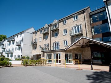 View of the scheme from the front entrance