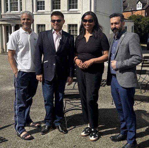 Dawn Carr, Housing 21's Cohousing Partnership Manager, poses with key stakeholders involved in the delivery of Rupali Court
