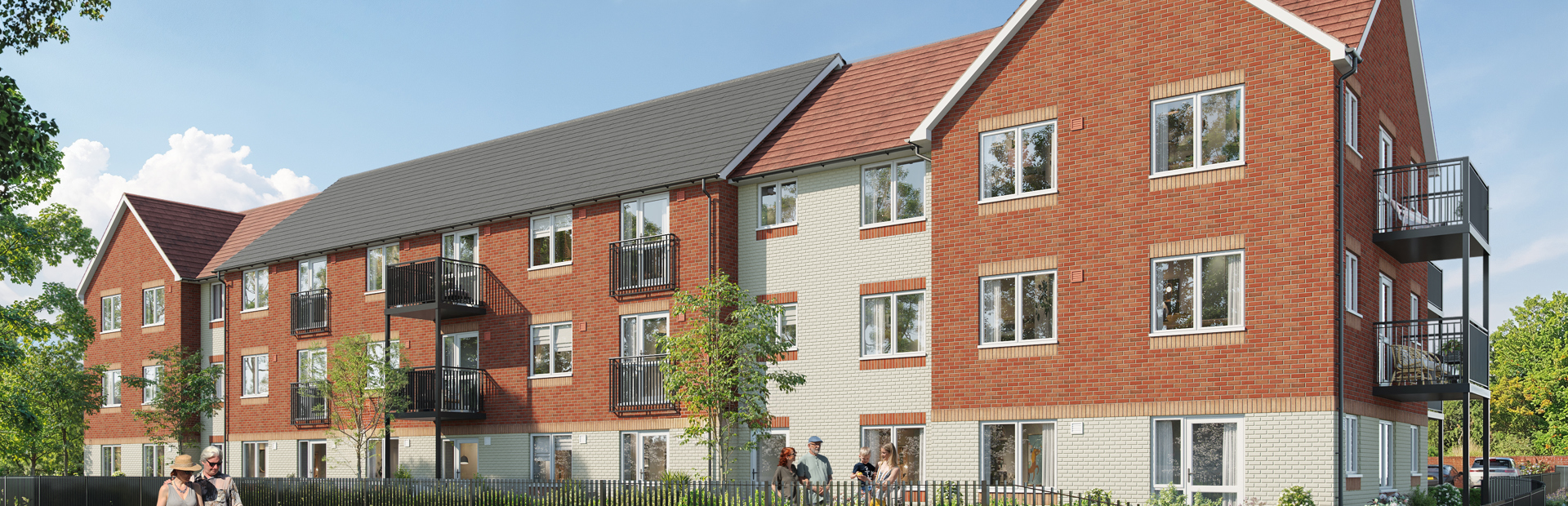 CGI of exterior view of Drovers Lodge