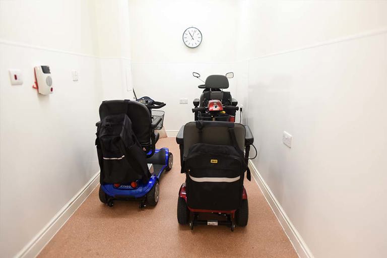 East Croft Court Mobility Scooter Store