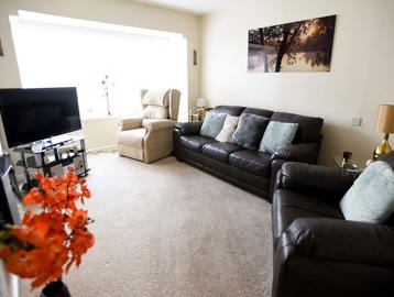 Corbett Court Apartment Living Room