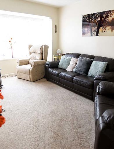 Corbett Court Apartment Living Room 