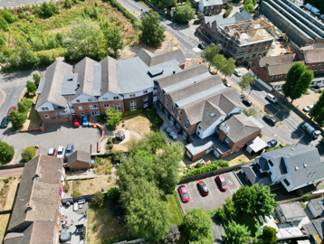Aerial view of Lea Springs