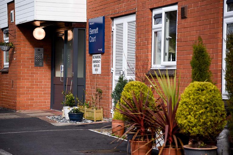 Bennett Court Entrance