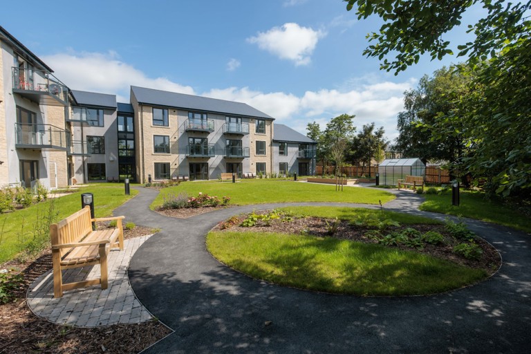 Bowland View garden area